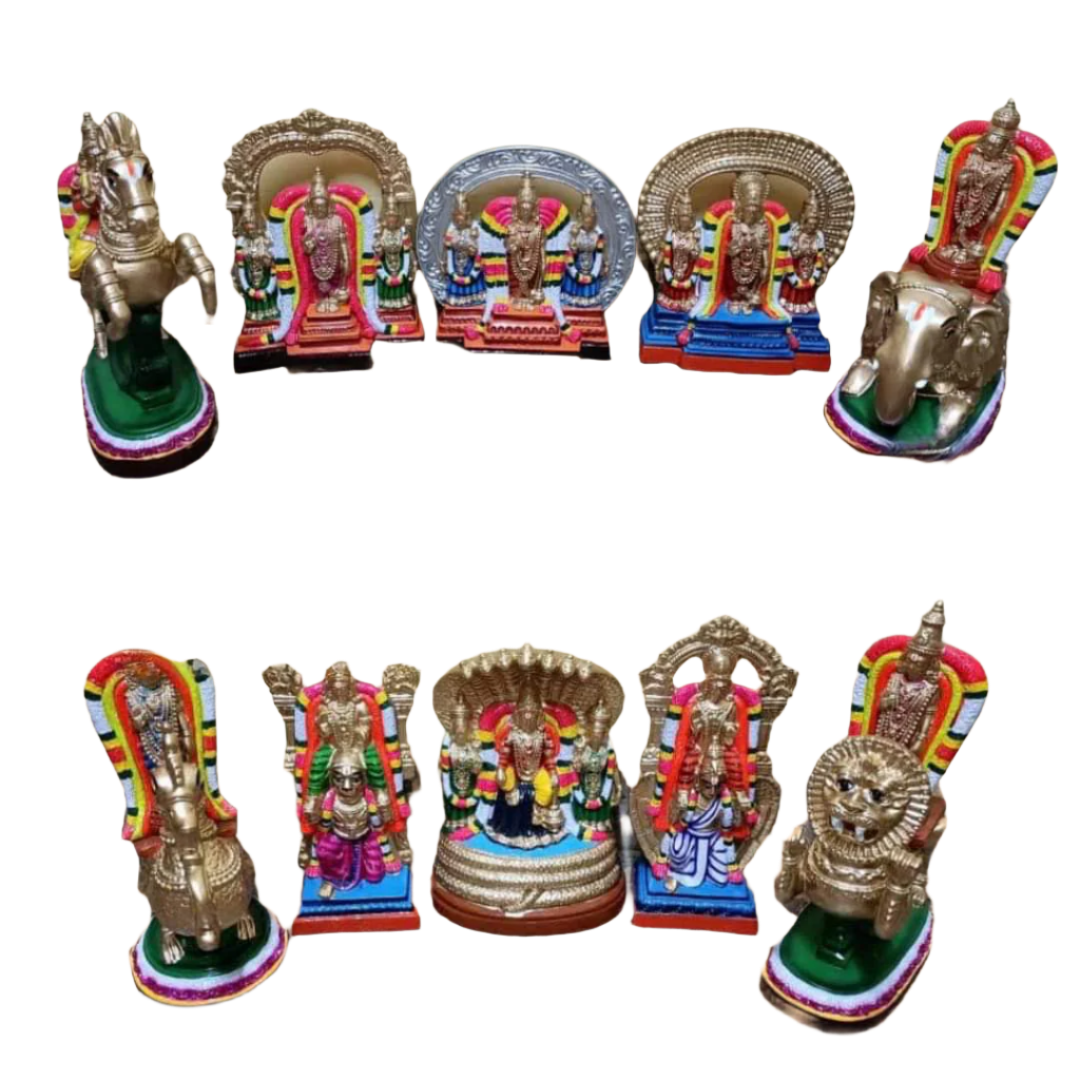 Brahmotsavam Golu Dolls / Golu Bommai / Bommulu