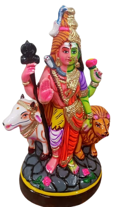 15" Arthanareeswarar Golu Dolls / Bommai / Bommulu