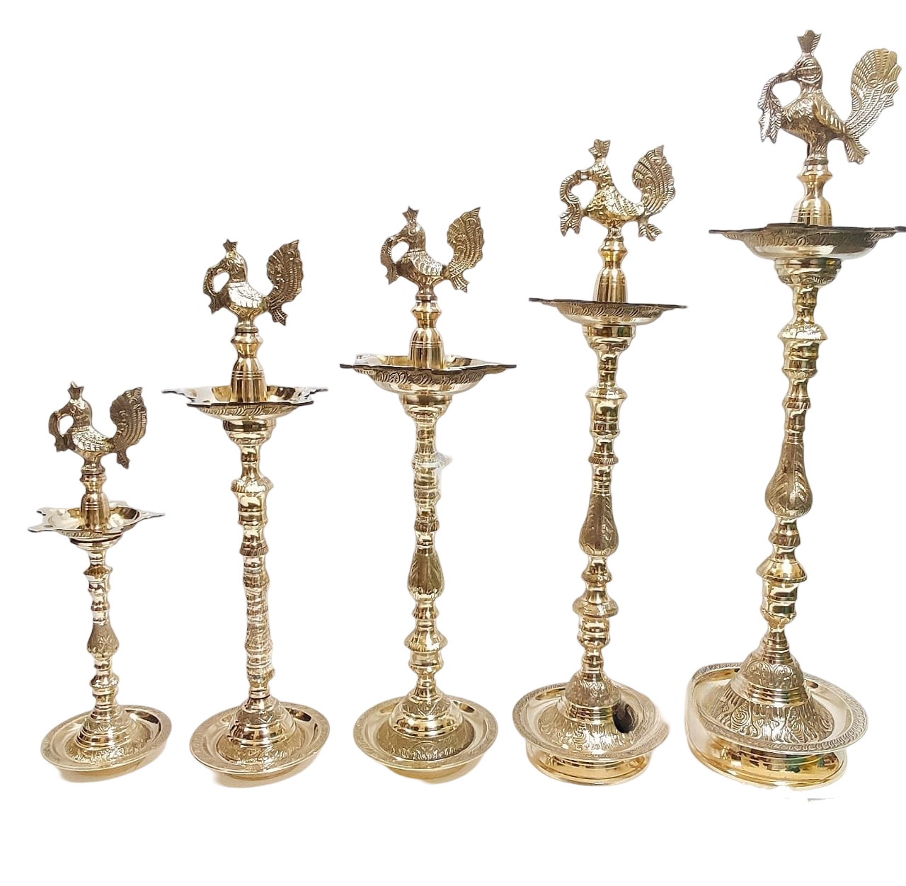 Tamil traditional diya/peacock diya/kuthu vilakku/ Mahabharat diya