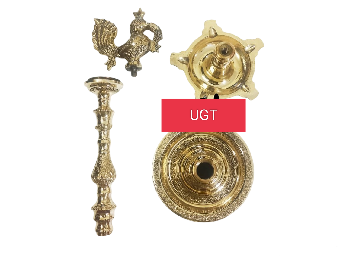 Tamil traditional diya/peacock diya/kuthu vilakku/ Mahabharat diya