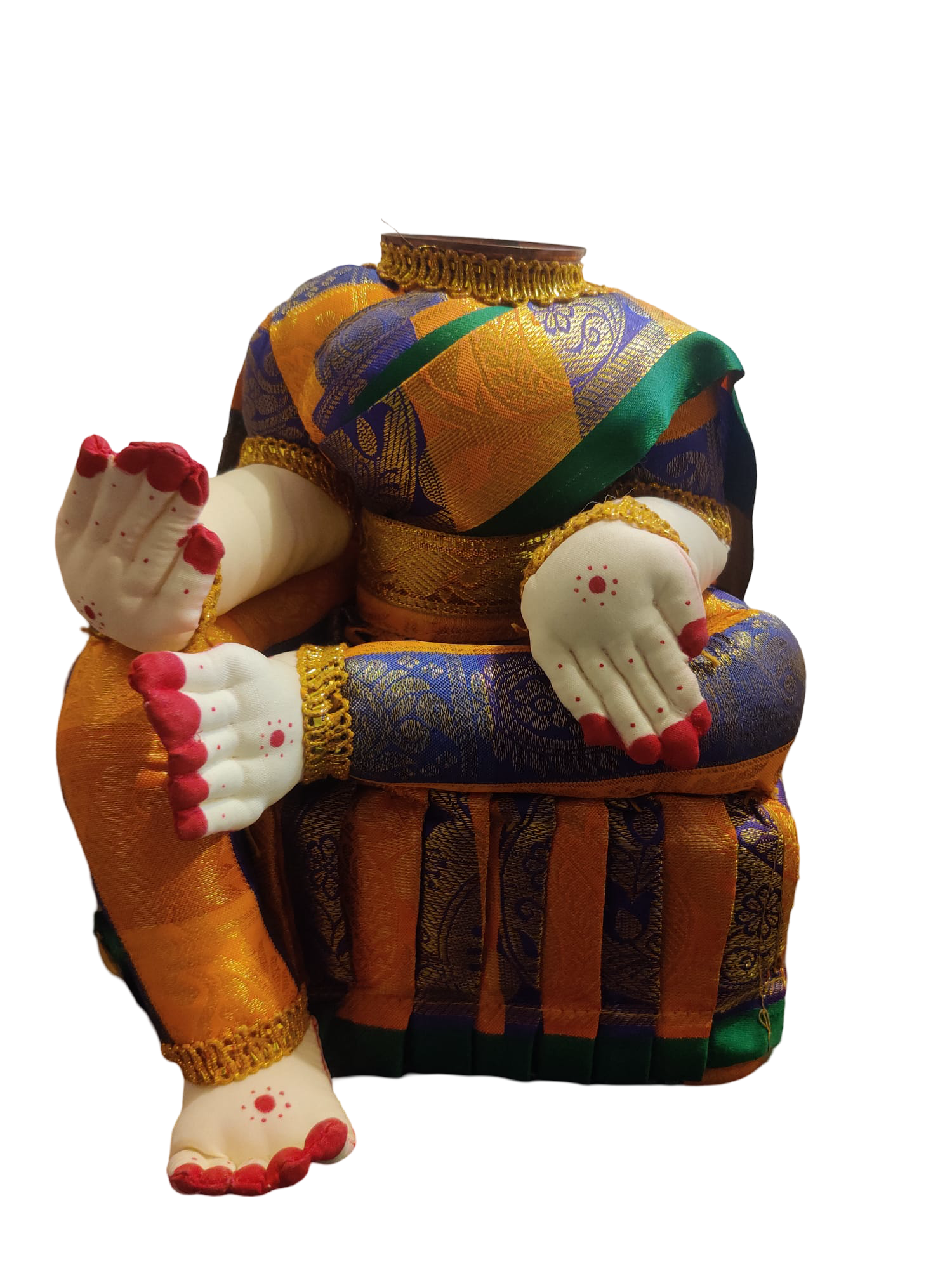 7.5" Varalakshmi Amman Kalasam Idol Stand