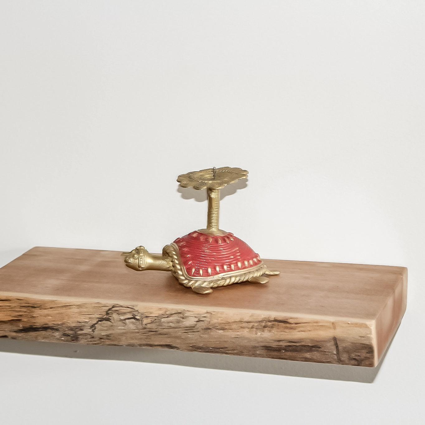 Brass Decor Tortoise / Turtle / Samai Single Candle Stand