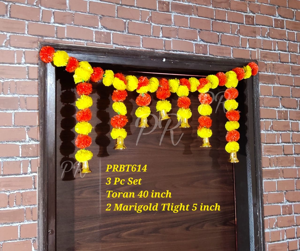 Marigold Thoran.  Flower garland for entrance door