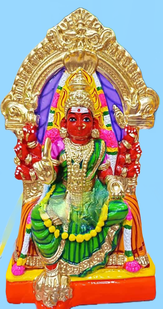 Image of 1.5ftSamayapuramMariammanGoluDolls_GoluBommai_Bommulu