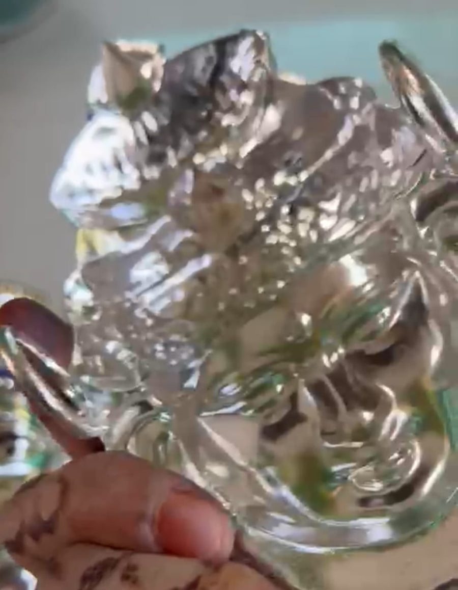 Decorated Varalakshmi Face German Silver Matt Finish Laxmi Mukhota with hooks