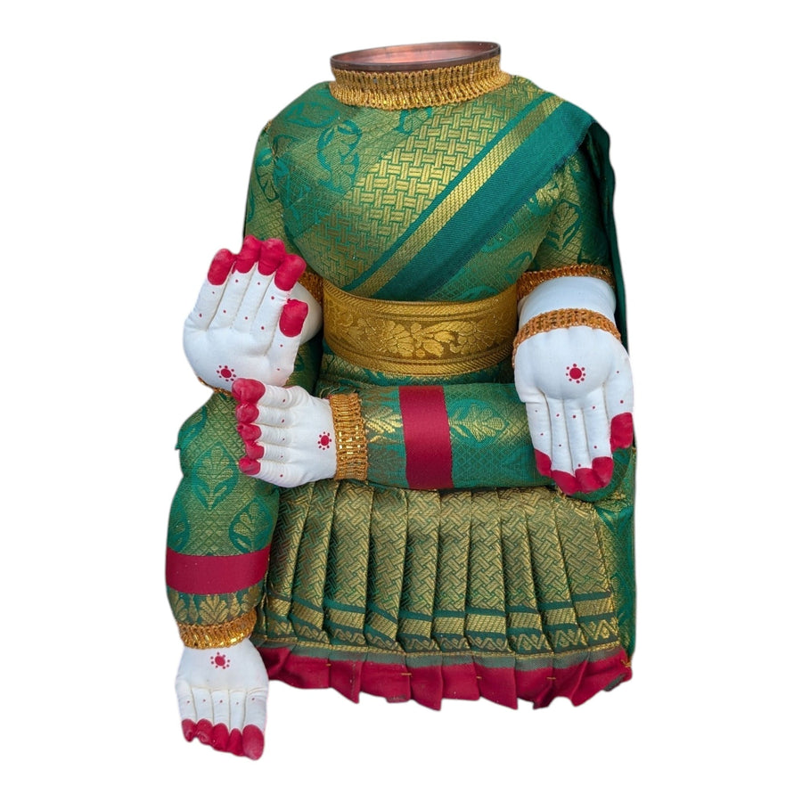 11.5" Varalakshmi Amman Kalasam Idol Stand | Navratri Bommala Koluvu Canada USA