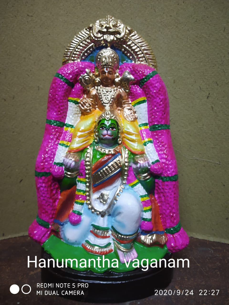 10" Hanumantha Vahana Golu Dolls 