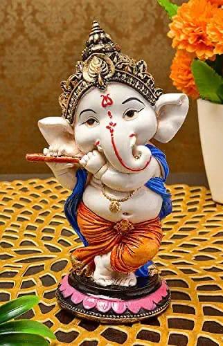 Dancing Ganesha With Flute Return Gift / Decor