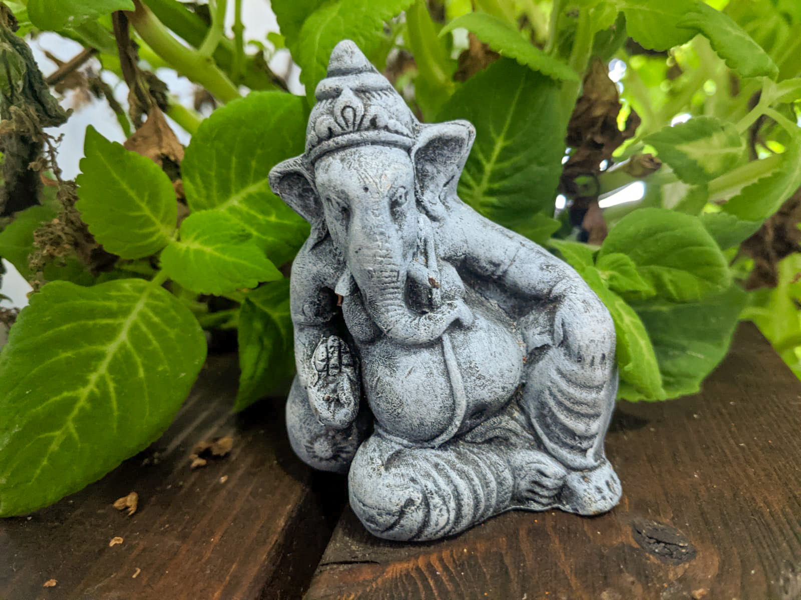 Cute Relaxing Ganesh Ganpati Grey