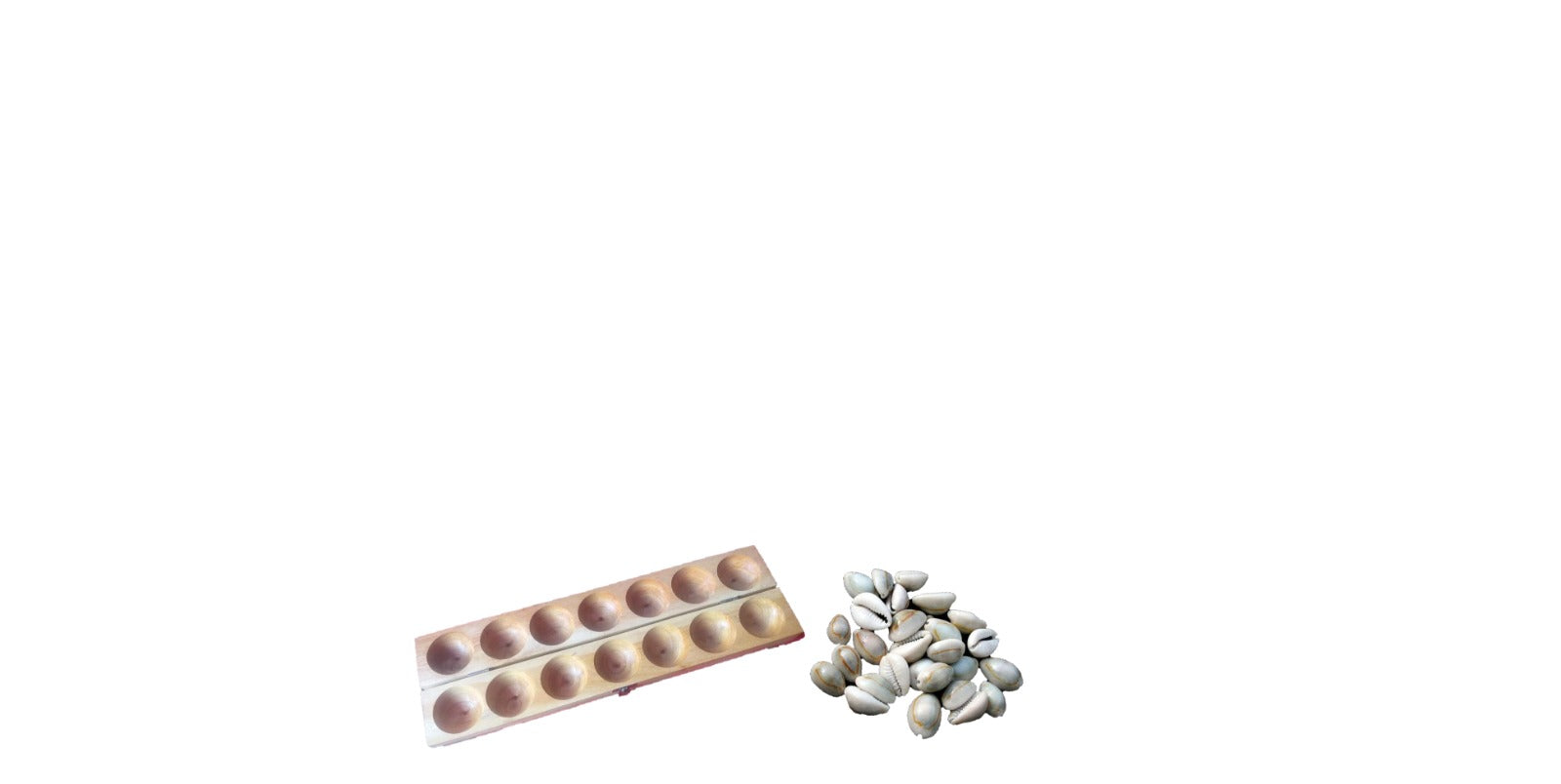 Wooden Pallanguzhi with Sozhi Cowrie Shells / Alaguli Mane / Picchala Peeta / Satkoli / Mancela With Chovi coins