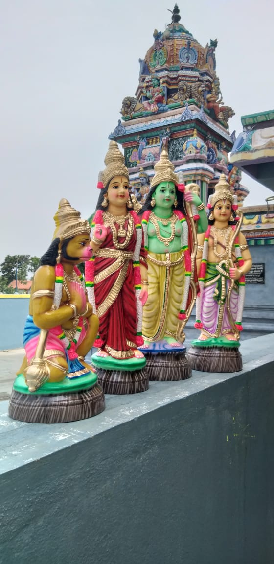 Ramar Set - Ram Seetha Lakshmanan Hanuman Golu Doll / Golu Bommai / Bommulu