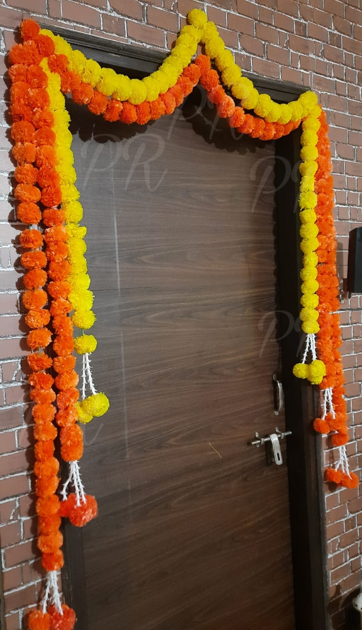 Toran Flower Garland for Entrance Pooja Room