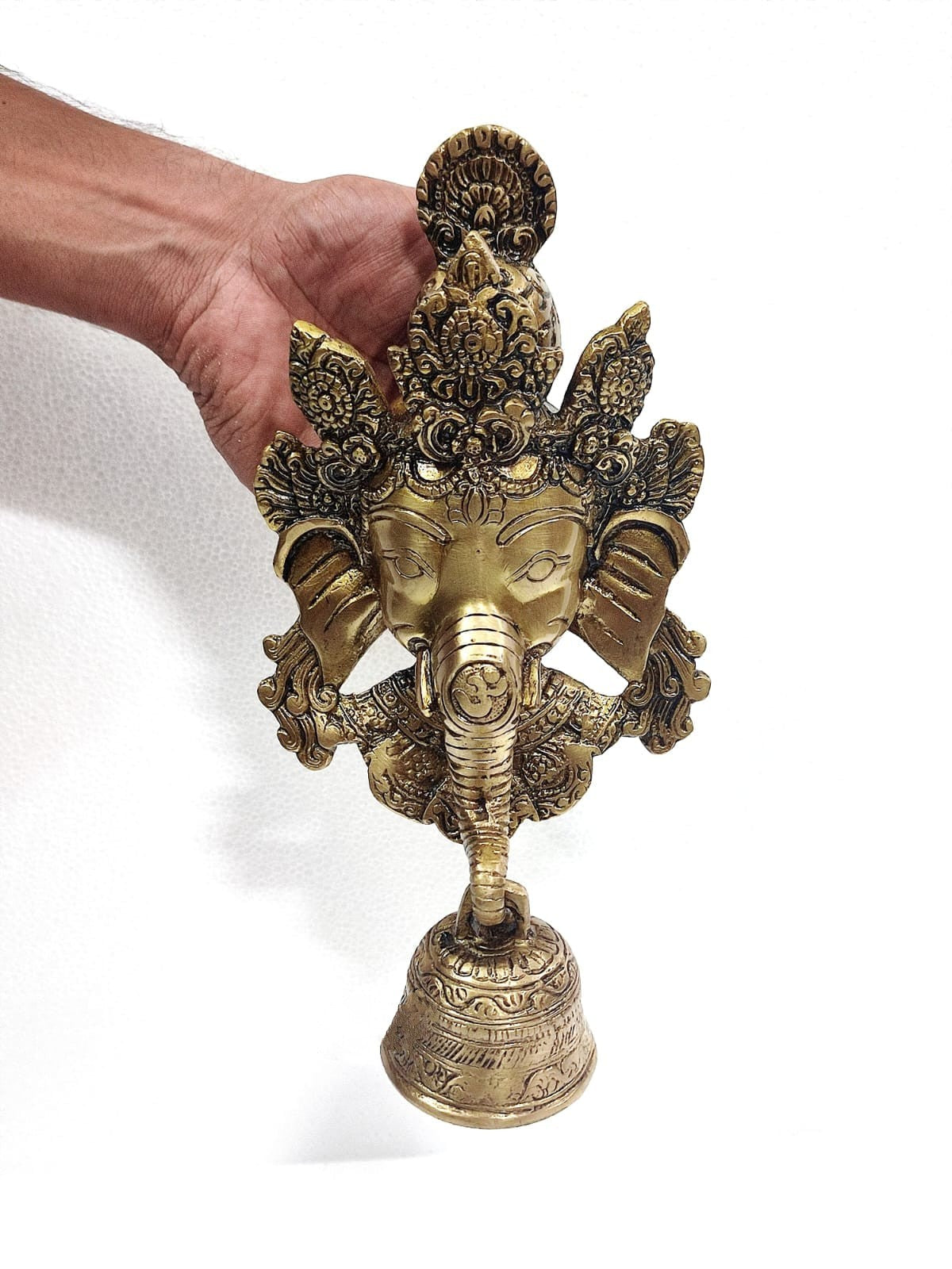 Brass Ganeshji With Bell