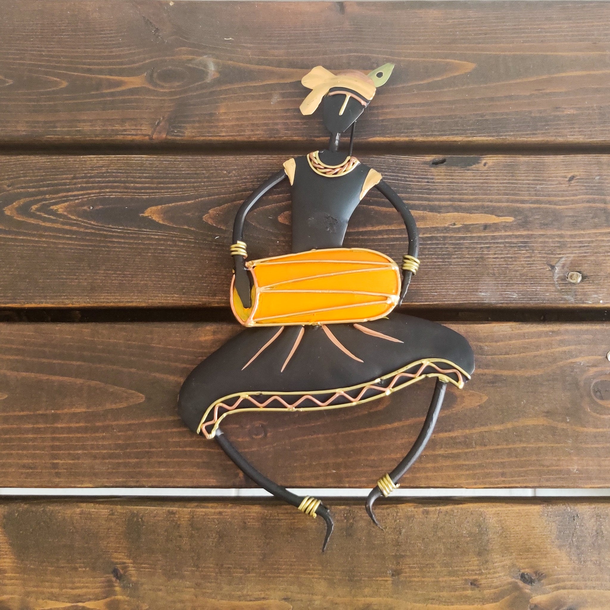 Musical Men Set of 4 Wall Hanging Decor Metal Art