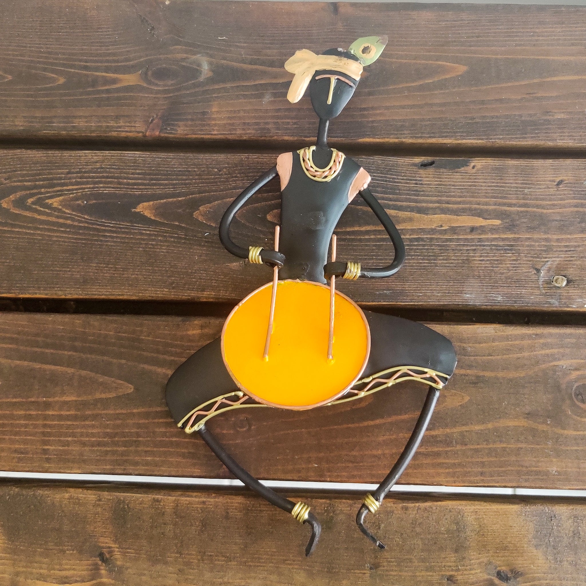 Musical Men Set of 4 Wall Hanging Decor Metal Art