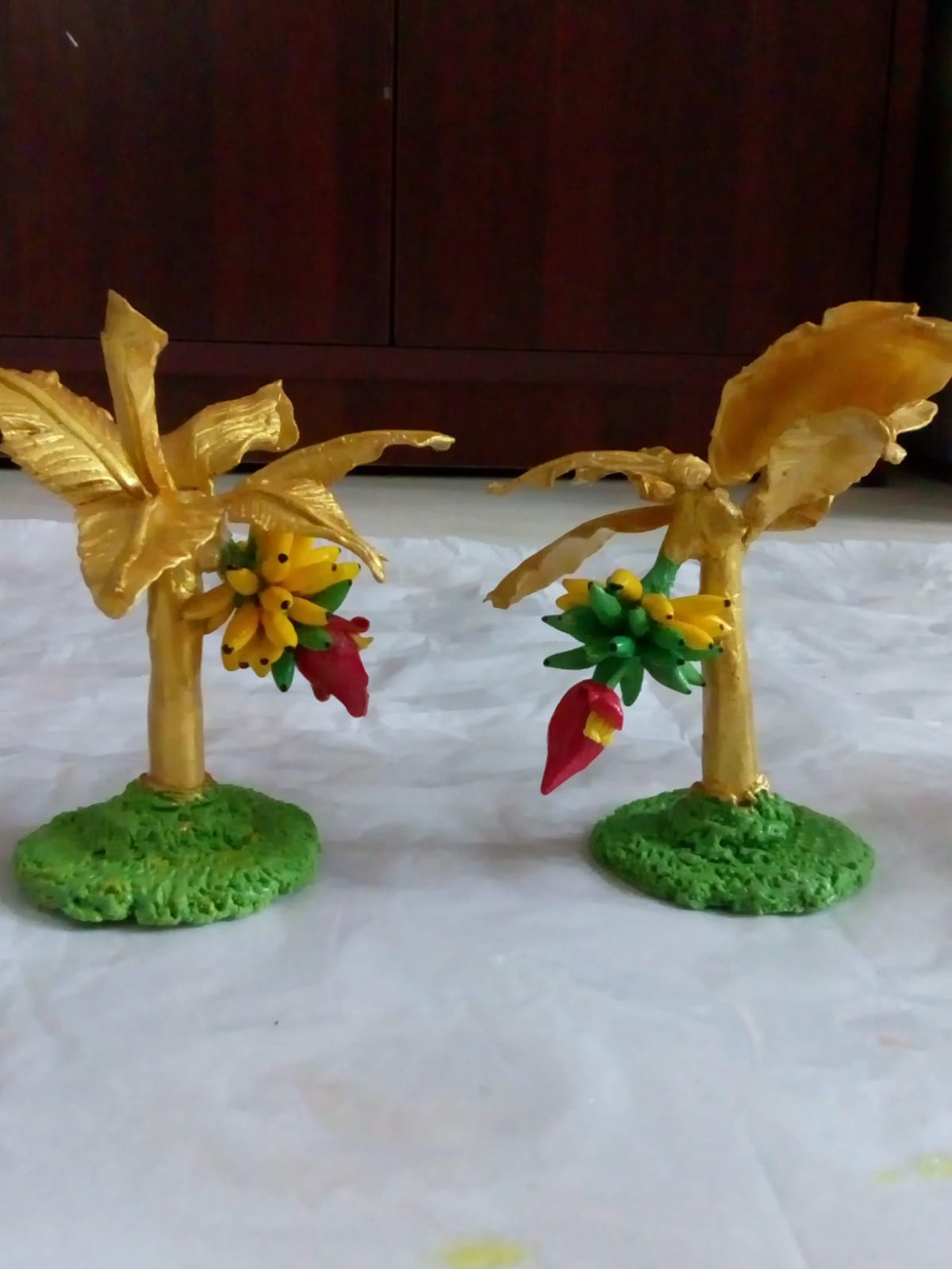 Miniature Banana tree set of 2 Golu Dolls Return Gifts
