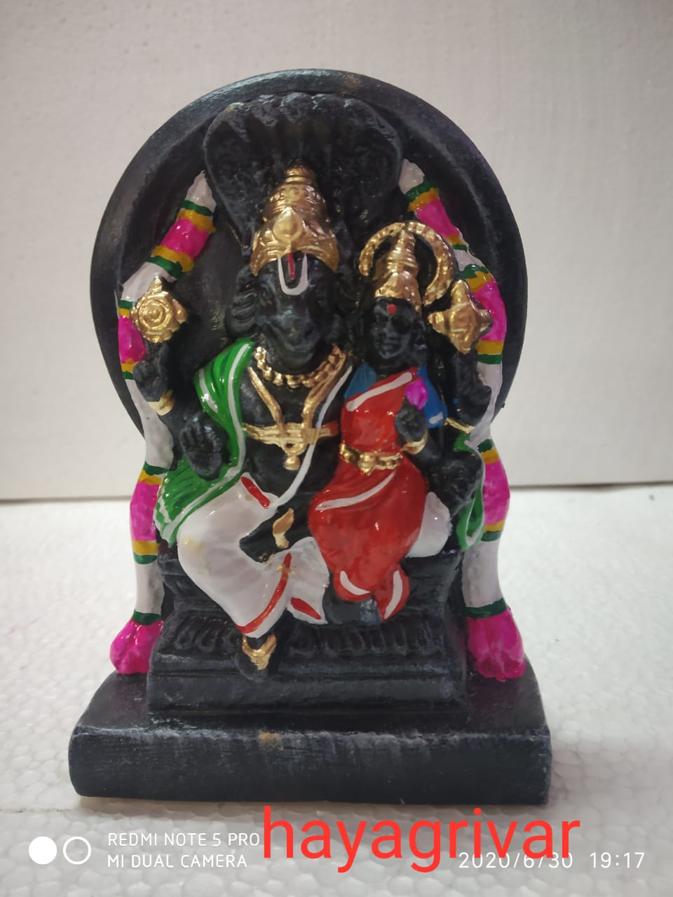 6" Hayagreeva (color) Small Golu Dolls / Golu Bommai / Bommulu