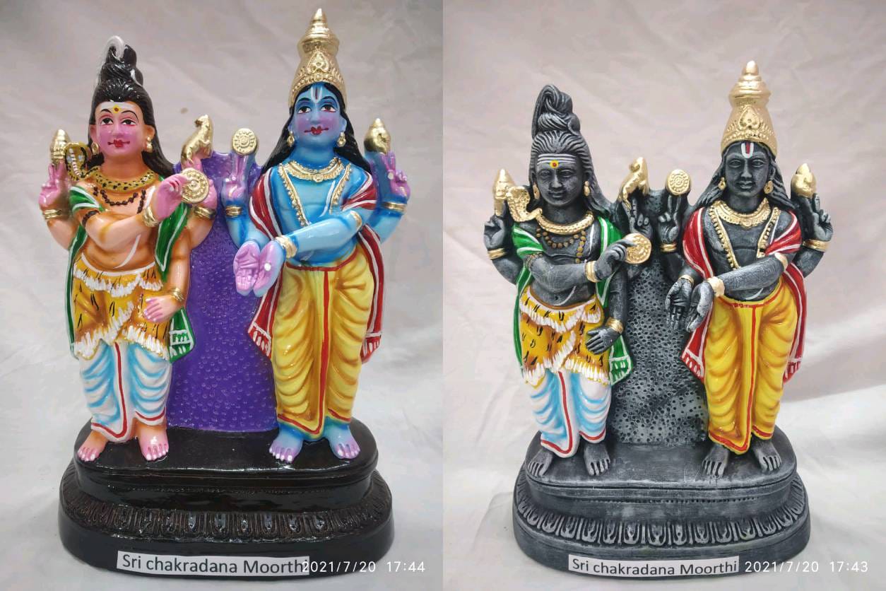 16” Chakradana Moorthi Golu Dolls / Golu Bommai / Bommulu