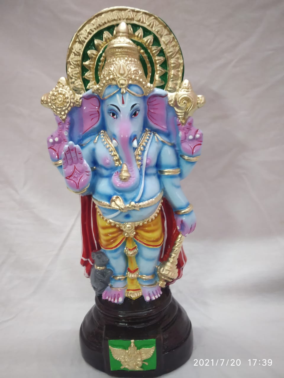 13" Vainava Vinayagar Golu Dolls / Golu Bommai / Bommulu