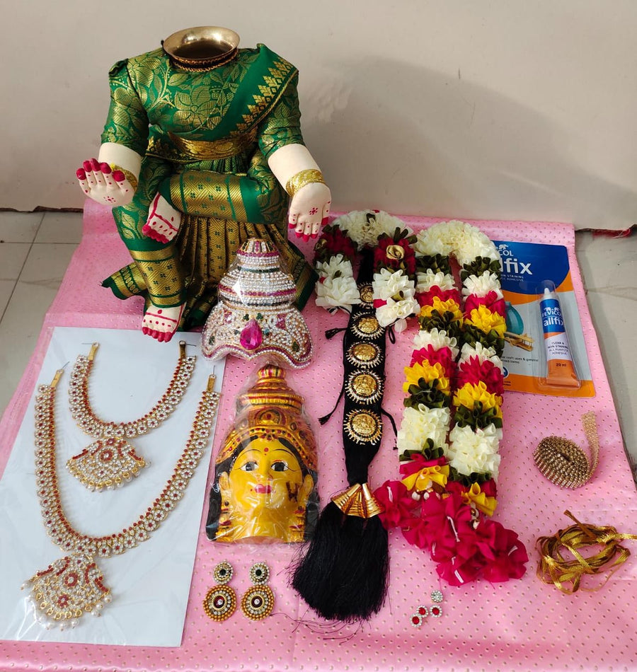 Do it Yourself varalakshmi set pink
